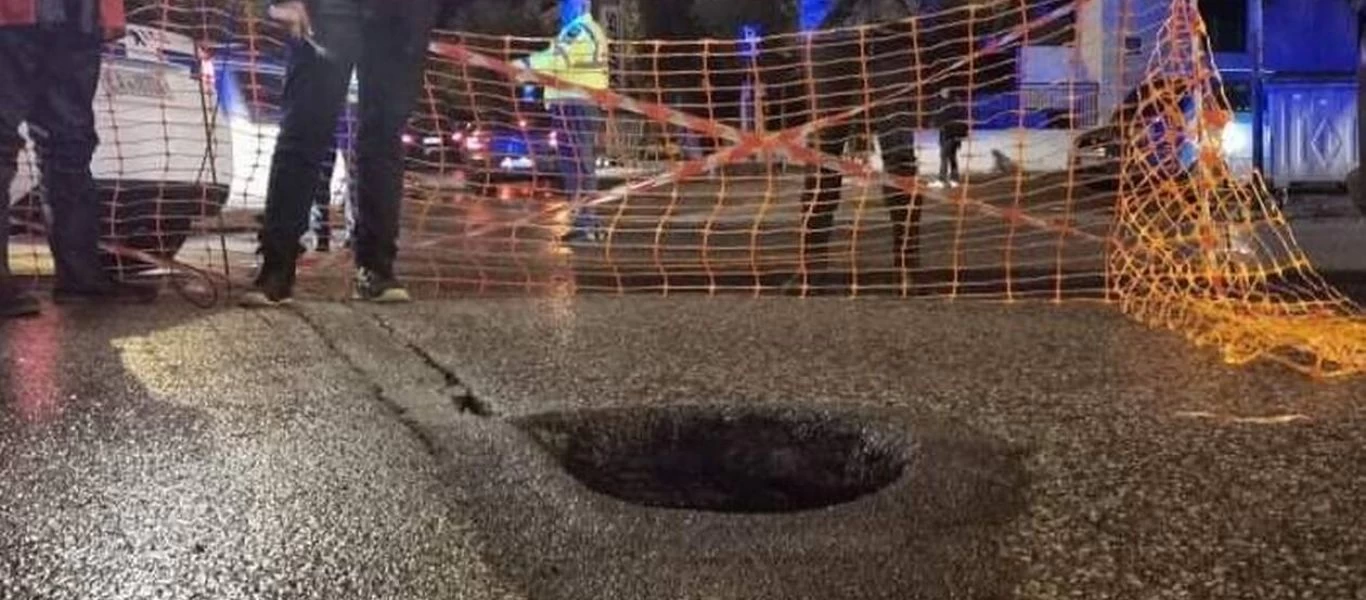 Δήμος Χαλανδρίου: Η καθίζηση της Παπανικολή οφείλεται σε παλιά κακοτεχνία